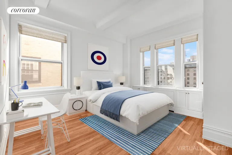 New York City Real Estate | View 215 West 88th Street, 12E | Corner 2nd Bedroom with open views | View 12