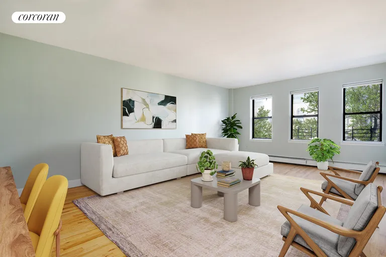New York City Real Estate | View 132 Freeman Street, 3F | 3 Beds, 1 Bath | View 1
