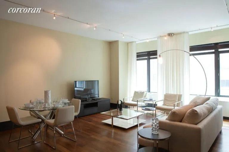 New York City Real Estate | View 40 Broad Street, 19H | 1 Bed, 2 Baths | View 1