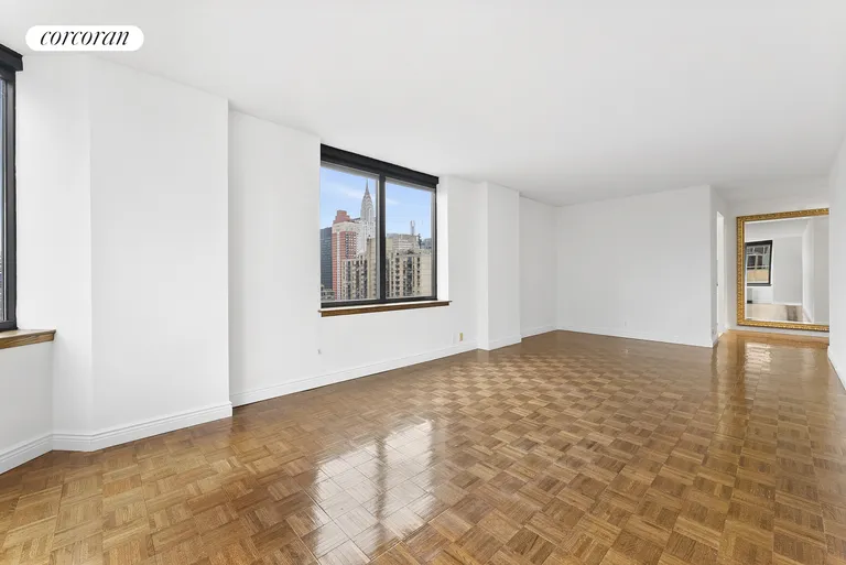 New York City Real Estate | View 415 East 37th Street, 35N | Living/Dining | View 2
