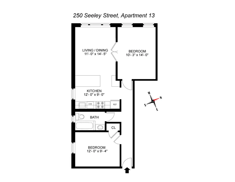 250 Seeley Street, 13 | floorplan | View 7