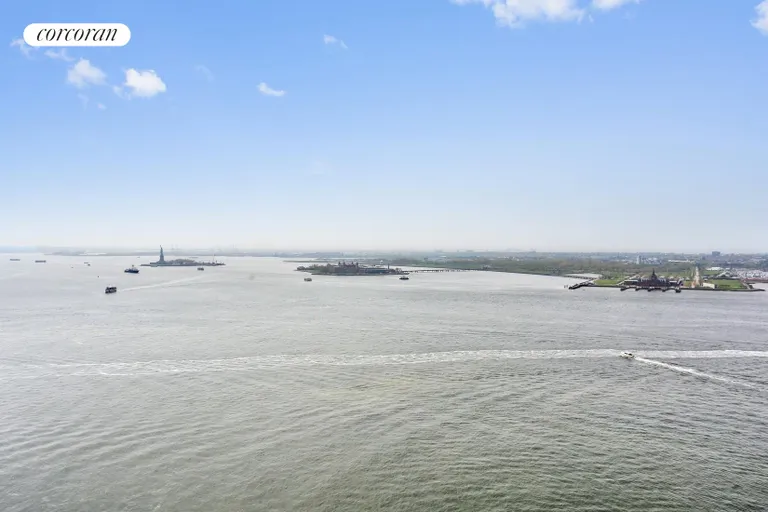 New York City Real Estate | View 30 West Street, 29F | View Southwest of Statue of Liberty | View 9