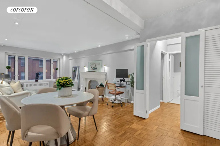 New York City Real Estate | View 1 Gracie Terrace, 2G | Living / Dining Area | View 3