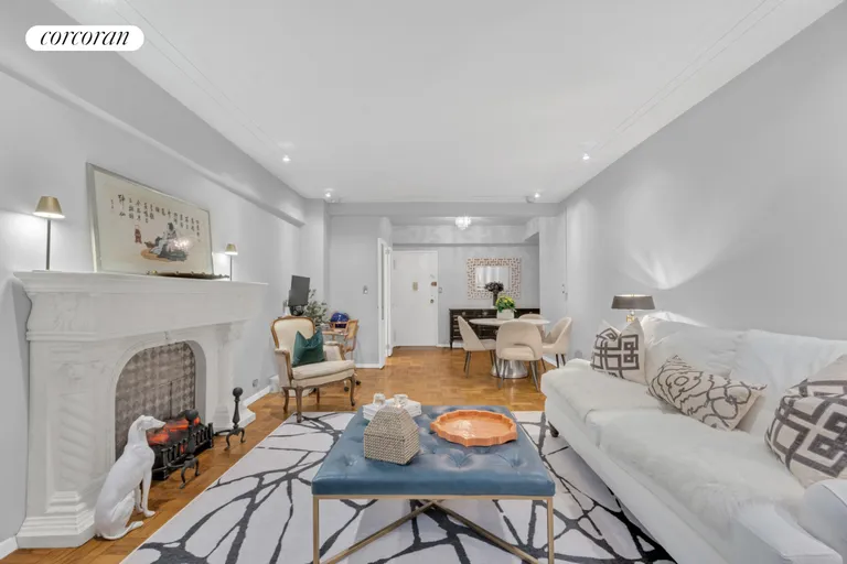 New York City Real Estate | View 1 Gracie Terrace, 2G | Living Room | View 2