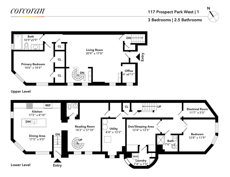 117 Prospect Park West, 1 | floorplan | View 14
