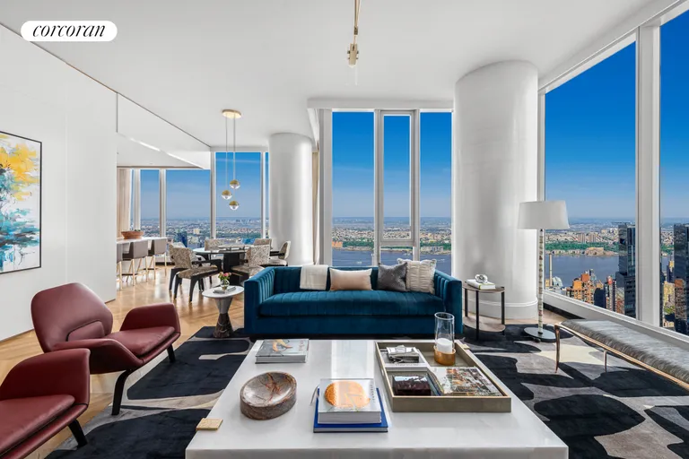 New York City Real Estate | View 217 West 57th Street, 81W | 3 Beds, 3 Baths | View 1