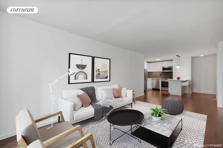New York City Real Estate | View 322 West 57th Street, 19M | 1 Bed, 1 Bath | View 1