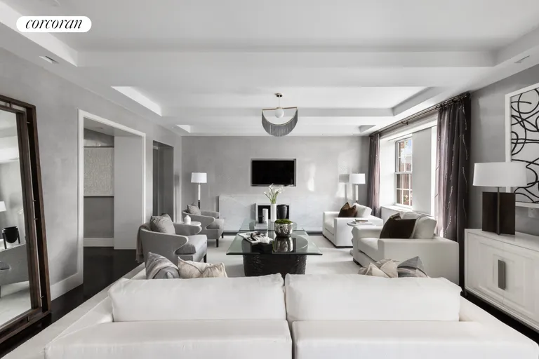 New York City Real Estate | View 1185 Park Avenue, 16/17F | Living Room | View 5