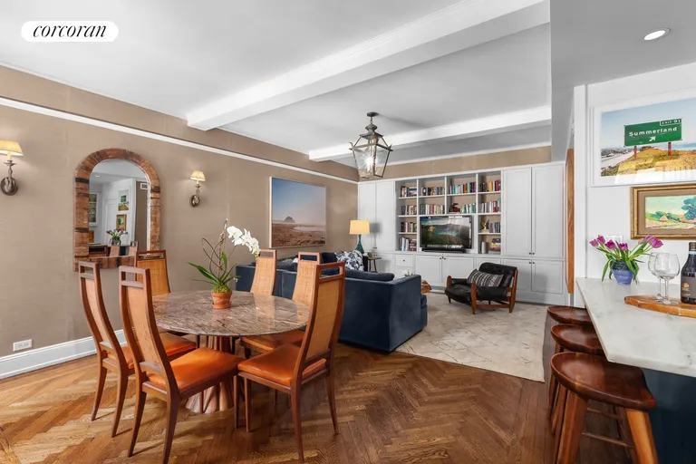 New York City Real Estate | View 1185 Park Avenue, 5F | Dining Room/Den | View 4