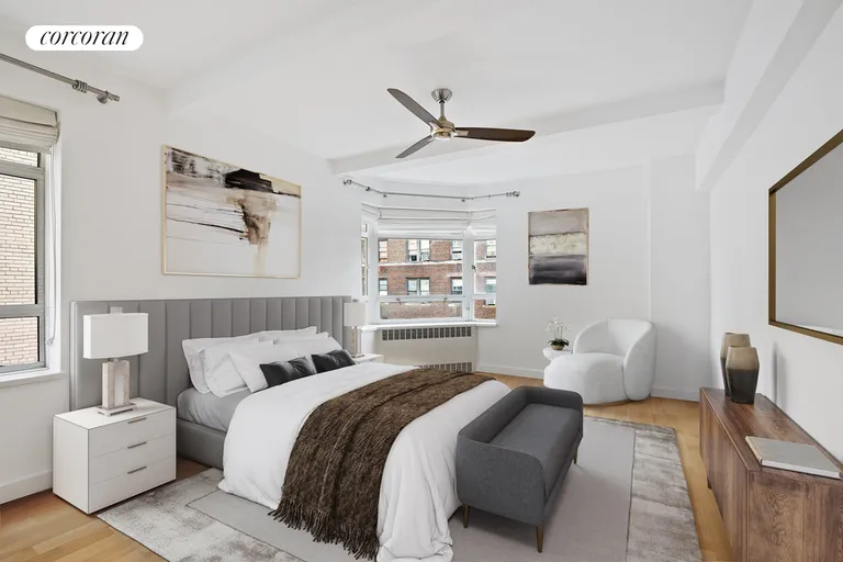 New York City Real Estate | View 15 West 84th Street, 8GF | Primary Bedroom | View 10