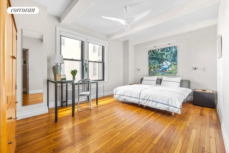 New York City Real Estate | View 135 Eastern Parkway, 10I | Ensuite bedroom with NYC views | View 9