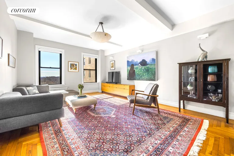 New York City Real Estate | View 135 Eastern Parkway, 10I | Grand room with museum views | View 5