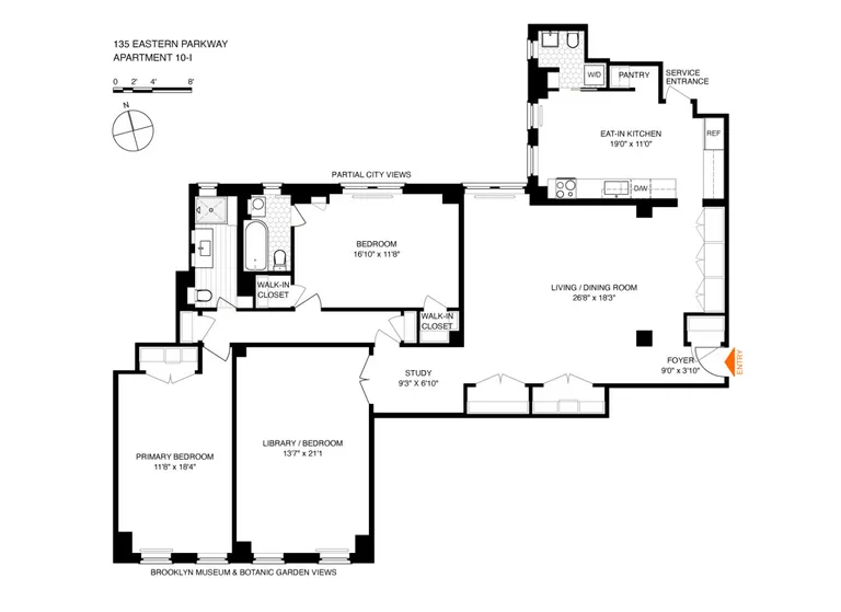 135 Eastern Parkway, 10I | floorplan | View 30