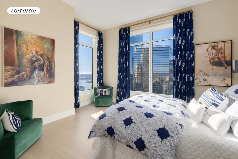 New York City Real Estate | View 30 Park Place, 58D | Primary Bedroom | View 7