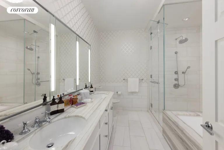 New York City Real Estate | View 30 Park Place, 58D | Primary Bathroom | View 8