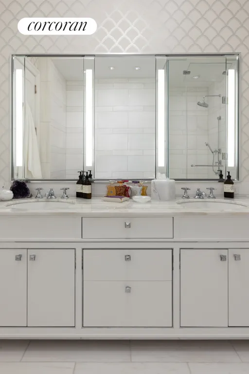 New York City Real Estate | View 30 Park Place, 58D | Primary Bathroom | View 9