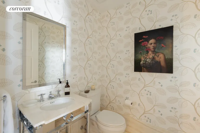 New York City Real Estate | View 30 Park Place, 58D | Half Bathroom | View 12