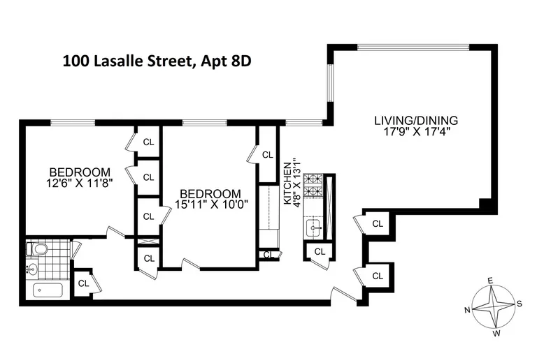 100 LaSalle Street, 8D | floorplan | View 14