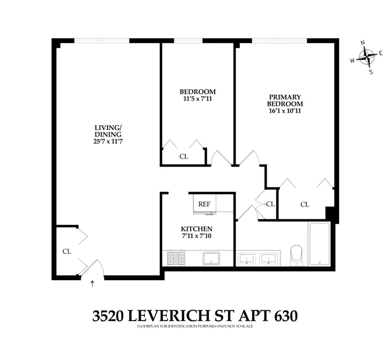 35-20 Leverich Street, 630 | floorplan | View 15