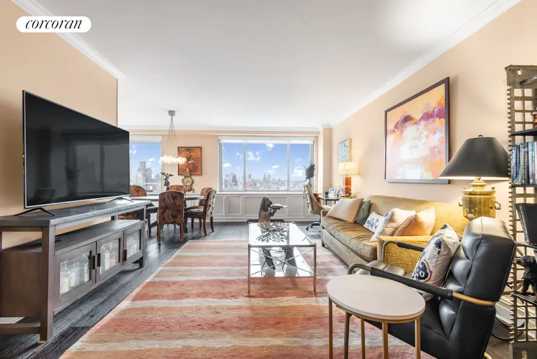 New York City Real Estate | View 300 East 74th Street, 28C | Living Room | View 3