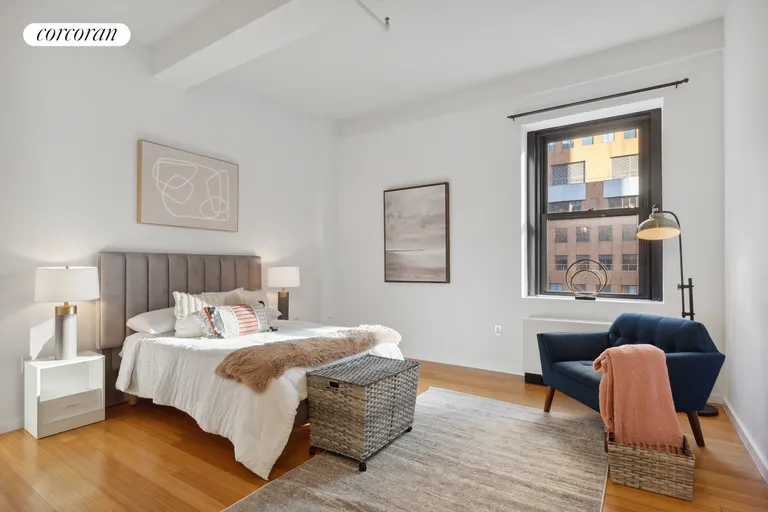 New York City Real Estate | View 365 Bridge Street, 8O | Bedroom | View 5