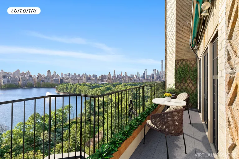 New York City Real Estate | View 300 Central Park West, 18/19D | Terrace off Primary Bedroom | View 8
