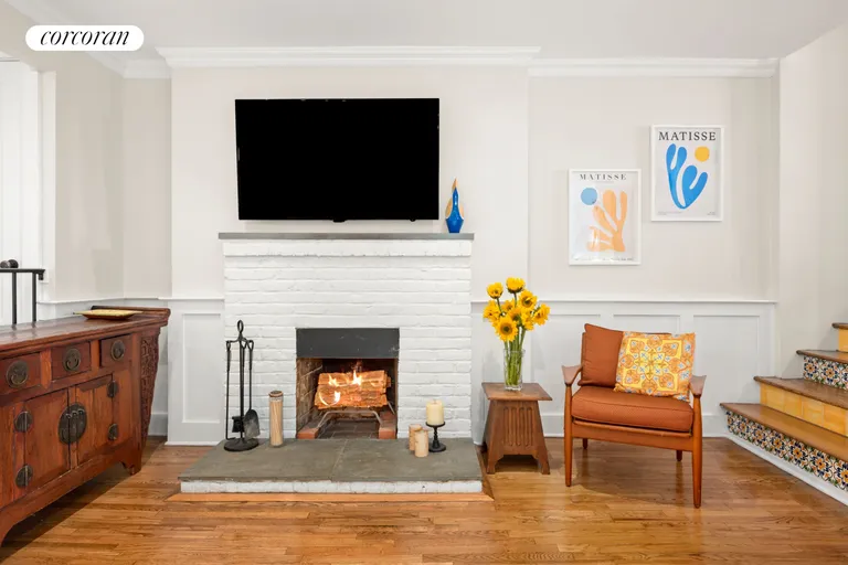 New York City Real Estate | View 313 West 82nd Street, 1B | Fireplace | View 6