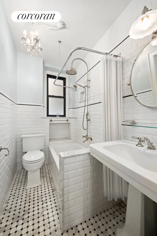 New York City Real Estate | View 255 West End Avenue, 6B | Renovated Bath | View 8