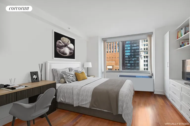 New York City Real Estate | View 30 West Street, 5C | Primary Bedroom | View 3