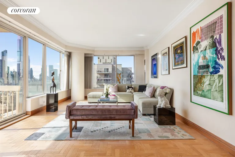 New York City Real Estate | View 200 East 69th Street, 27C | Living Room | View 2