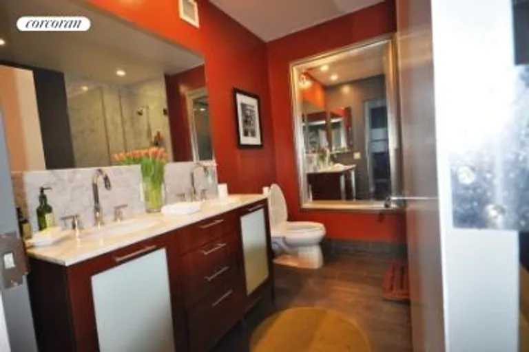 New York City Real Estate | View 100 Jay Street, 16B | beautiful bath w/ deep soaking tub  | View 9