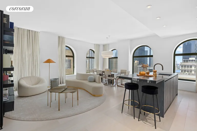 New York City Real Estate | View 130 William Street, 38E | 3 Beds, 3 Baths | View 1