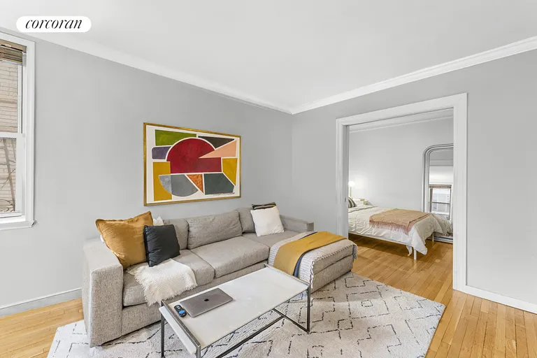 New York City Real Estate | View 305 West 52Nd Street, 4G | Sunken Living Room | View 6