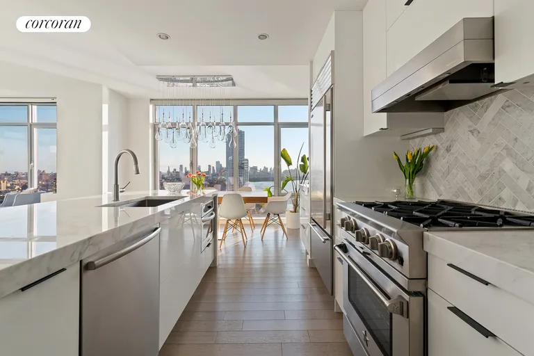 New York City Real Estate | View 1 NORTHSIDE PIERS, 24E | Kitchen | View 3