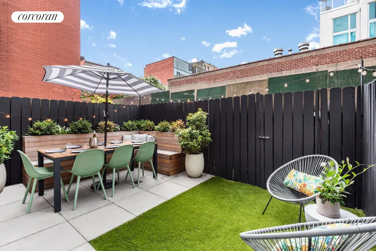New York City Real Estate | View 76 Roebling Street, 1B | Patio | View 3