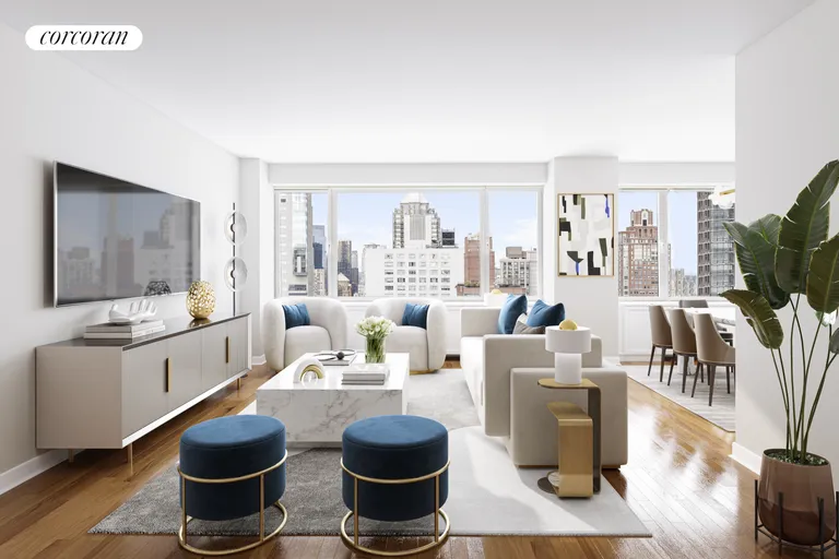 New York City Real Estate | View 340 East 64th Street, 34C | 2 Beds, 2 Baths | View 1