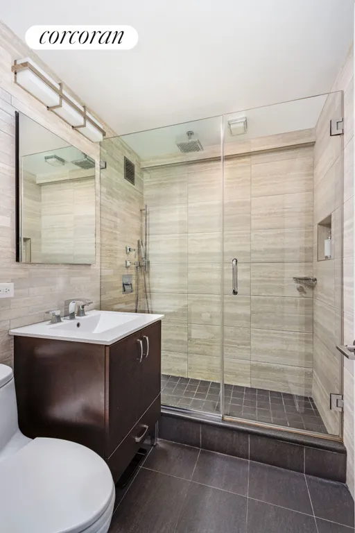 New York City Real Estate | View 196 East 75th Street, 7F | Primary Bathroom | View 6