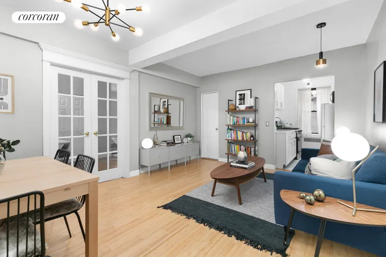 New York City Real Estate | View 125 Hawthorne Street, 1J | Living Room | View 2
