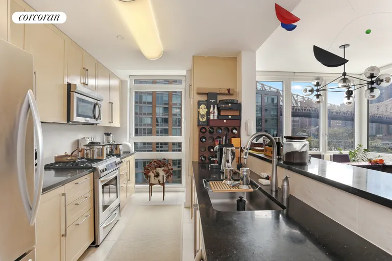 New York City Real Estate | View 415 Main Street, 8F | Kitchen | View 3