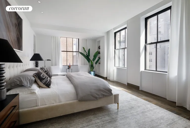 New York City Real Estate | View 111 West 57th Street, 12S | Primary Bedroom | View 4
