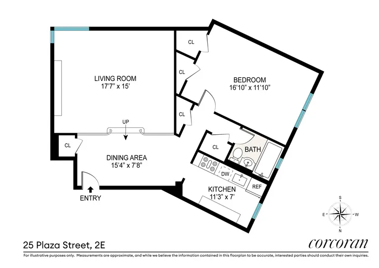 25 Plaza Street West, 2E | floorplan | View 9