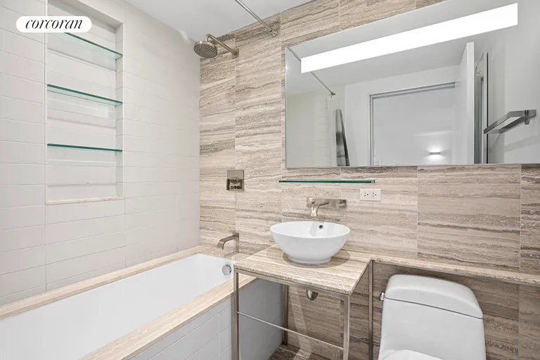 New York City Real Estate | View 322 West 57th Street, 54P | Full Bathroom | View 4