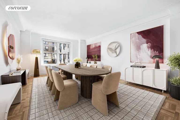 New York City Real Estate | View 285 Riverside Drive, 11C | Formal Dining Room | View 3