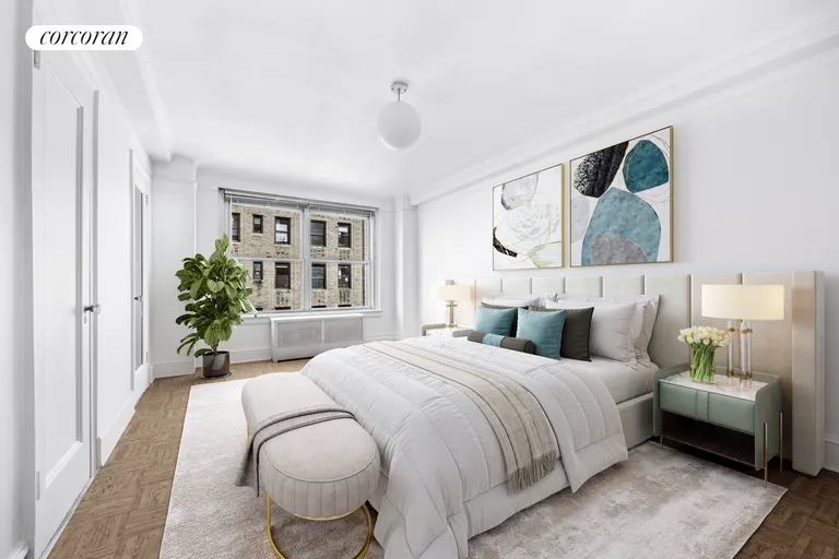 New York City Real Estate | View 285 Riverside Drive, 11C | Primary Bedroom | View 6