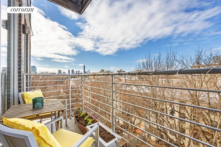 New York City Real Estate | View 111 Monroe Street, 5B | Balcony | View 4