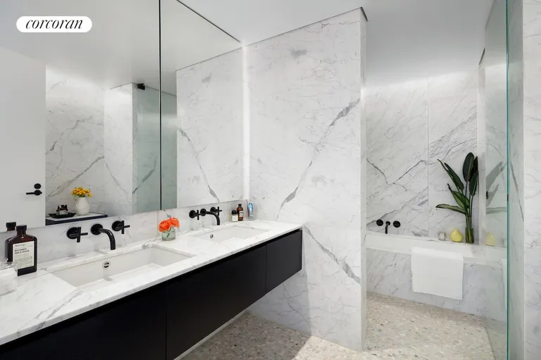 New York City Real Estate | View 16 West 40th Street, 18C | Primary Bathroom | View 8
