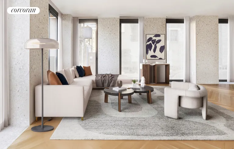 New York City Real Estate | View 16 West 40th Street, 18C | Living Room | View 4