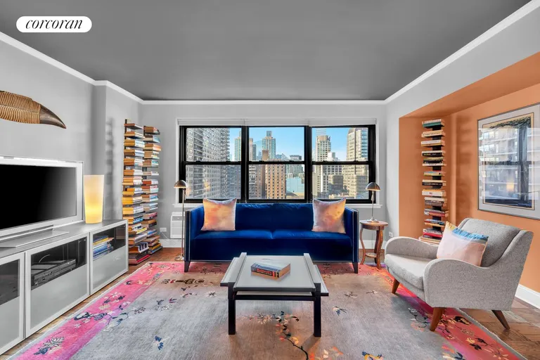 New York City Real Estate | View 205 West End Avenue, 14K | Living Room | View 2