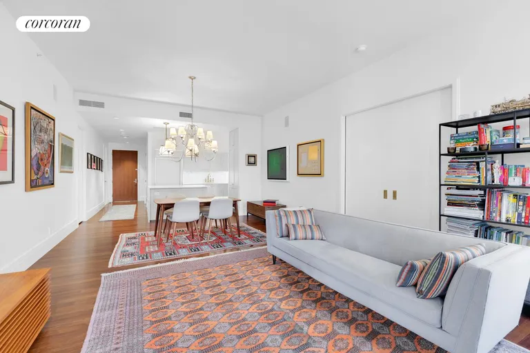 New York City Real Estate | View 416 Washington Street, 4H | Living Room | View 3