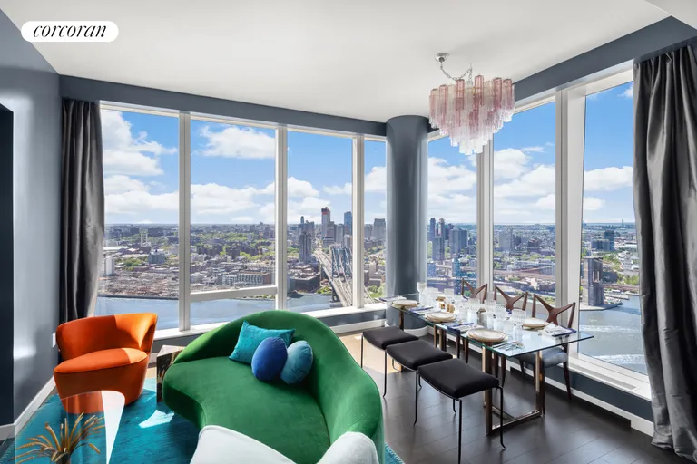 New York City Real Estate | View 252 South Street, 50C | 3 Beds, 3 Baths | View 1